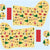 Kit de Calcetines de Navidad Clásicos 1.0 / Amarillo y Azul - Telas de algodon estampado - Algodón Textiles
