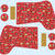 Kit de Calcetines de Navidad Clásicos 2.0 / Rojo y Beige - Telas de algodon estampado - Algodón Textiles