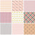 Pack Patchwork Rosado / 102 Unidades de Tela Espampada 25 x 25 cm - Telas de algodon estampado - Algodón Textiles